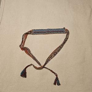 World Market Boho Chic Tie Belt